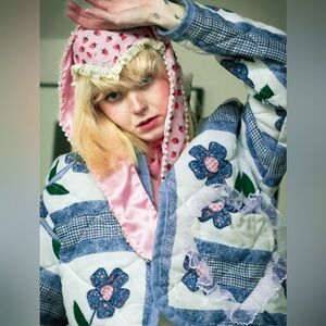 Quilt Jacket with Heart Pockets